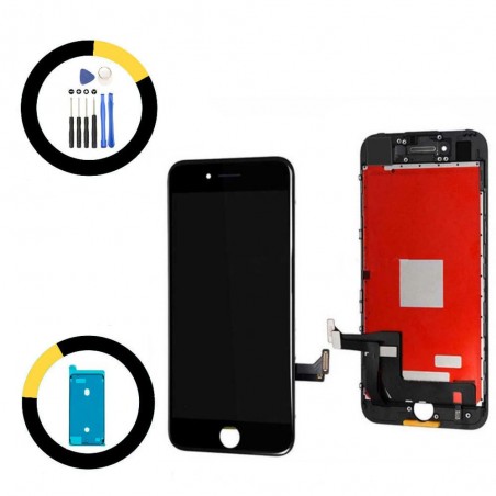 Touchscreen LCD Display für iPhone 7 schwarz