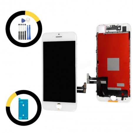 Touchscreen LCD Display für iPhone 7 weiß WEISS